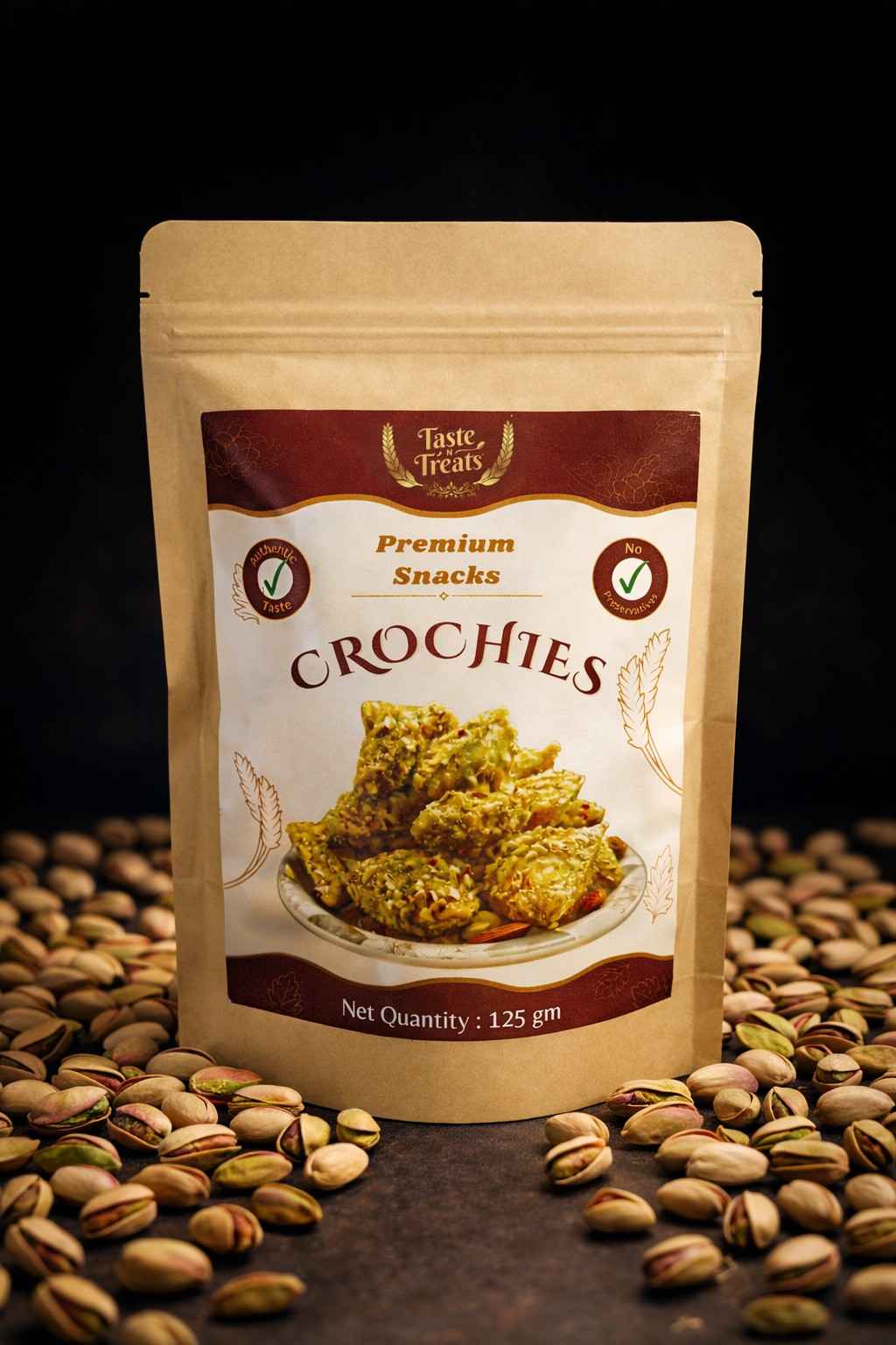 Premium Crochies – Pistachio Crunch